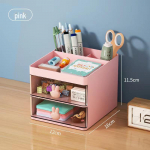 Multifunktsionaalne sahtli stiilis pliiatsihoidja: Armas suure mahutavusega hoiukast laste lauaarvutite ja koolitarvete jaoks Bunny Pen Holder Storage Box
