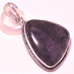 Black Rutile Gemstone Handmade Ethnic Birthday Gift Jewelry Pendant 1.9 e3n56