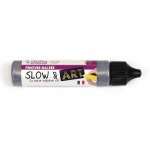 Peinture Slow & Art - argent nacr&eacute; - 30 ml