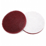 3-osaline elektritrellide puhastusharjade komplekt autodele, ketastele ja vannituppa 4-inch red scouring pad