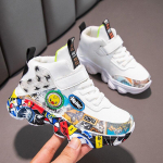 Laste tossud, vabaajajalatsid, t&uuml;drukud, poisid, PU-nahk, kummitald, v&auml;ikelaste spordijalatsid 26