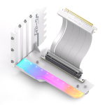 Shield seeria uus RGB vertikaalne GPU kronstein Vertikaalne graafikakaardi hoidja ARGB 5V 3 Pin LED Light Sync &Uuml;hildub PCIe X16 Gen4 t&auml;ielikult avatud PCIe-ga valge