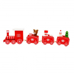 Christmas Wooden Train Tree Ornament Decor Kids Wood Educational Gifts Charming roheline