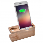 Bambusest laadimisdoki aluse hoidik IOS-i jaoks