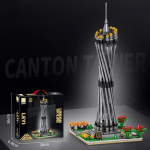 2024 Linnaarhitektuur Ehitusklotsid Big Ben London L'Arc de Triomphe Oriental Pearl TV Tower Ehitusklotsid M&auml;nguasjad Kingitused