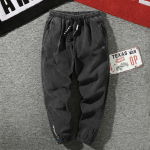 Suur Suurus Meeste Jogger Jeans 6XL 7XL 8XL Streetwear Must Sinine Vabaaja Denim Cargop&uuml;ksid Stretch Puuvill Kitsenevad Teksad Baggy P&uuml;ksid 7XL must