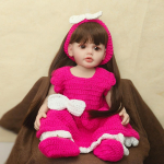 Populaarne 55cm Reborn beebinukk t&uuml;druk Betty t&auml;ielik silikoonvin&uuml;&uuml;list keha vasts&uuml;ndinu nukk saab vannitada ilus printsess v&auml;ikelapse nukk beebim&auml;nguasi lapsele s&uuml;nnip&auml;evakingitus brown hair