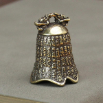 Messingist Prajna Paomo Heart Sutra kraan Pronkskella ripats Auto v&otilde;tmehoidja ripatsikott Aksessuaarid Kingitused 1pc