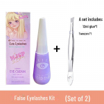 Mengji Shangpin L&auml;bipaistva varrega liblikakujulised alumised ripsmed - Looduslikud kobarsegmendid koomiksliku Barbie v&auml;limuse jaoks.