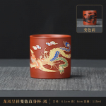 1 tk soojust muutvat v&auml;rvi draakoni ja f&ouml;&ouml;niksi peatassi sirge tassi teetass tee degusteerimistass kung fu teekomplekt 115ML