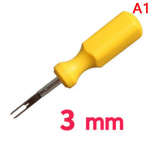 Auto juhtmestiku pistiku tihvti vabastamise v&auml;ljat&otilde;mbemehhanismi automaatne klemmi eemaldamise k&auml;epide 0.2mm