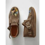 Saapad Plover Naine Mugav multikas kassile tr&uuml;kitud nahast n&ouml;&ouml;biga vabaaja lame pahkluu &ndash; 6 lillat 41