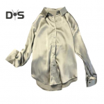 Naiste S&auml;rk Rev&auml;&auml;r Pikkade Varrukatega Pendelr&auml;ndaja Vabaaja S&auml;rk &Uuml;hev&auml;rviline Lahtise L&otilde;ikega Sile Satiin Kontoris&auml;rk Igap&auml;evaseks Kandmiseks S roheline