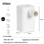 Juhtmevaba elektriline &otilde;hupump v&auml;listingitustes t&auml;ispuhutavate basseinide ja madratsite jaoks Battery Pump (No Batteries)