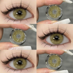 EYESHARE 1 Pair Contact Lenses for Eyes Holland Series 14.5mm Doll Eyes Natural Color Lens Brown Lenses Annual Use
