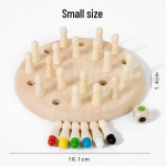 Laste Puidust V&auml;rvim&auml;lu Male - Hariv ja Interaktiivne Puslem&auml;ng