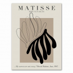 Henri Matisse abstraktne maal Minimaalne illustratsioon Seinakunst l&otilde;uenditr&uuml;kised Vintage beežid seinapildid Kodukaunistus Ilma raamita 21*30cm