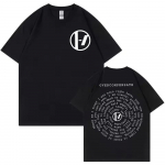 Twenty One Pilots &Uuml;lekompenseerimine S&otilde;nad Unisex R&otilde;ivad T-s&auml;rk Homme Uus l&uuml;hikeste varrukatega &Uuml;mara kaelusega Tr&uuml;kiga Pullover T-s&auml;rk 50416 L