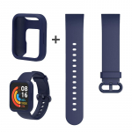 Silikoonrihm koos &uuml;mbrisega Redmi Watch 2 Lite kaitsekesta k&auml;ev&otilde;ru asendus Xiaomi Mi Watch Lite kaitse&uuml;mbrisele Redmi Watch 2 Lite