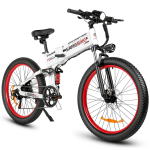 SAMEBIKE LO26Plus 26 Kokkupandav Elektrijalgratas 48V 15Ah Akuga 1000W valge