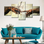 Elutuba HD-prinditud kaasaegne maal, 5 tk. tk. K&auml;ed, maastik, moodulkaunistus, plakat, pilt l&otilde;uendil seinal kunst Kodu ilma raamita 20x35cm*2 20x45cm*2 20x55cm*1