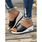 Suvine Uus Euroopa ja Ameerika Mood Kala Suu Kiilkonts Mood Vabaaja Suured Naiste &Uuml;he S&otilde;naga Lahedad Sussid Naised 42