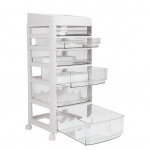 K&uuml;&uuml;nte kunsti hoiukarp mitmekihiline k&uuml;&uuml;nelaki ehete kosmeetika hoiuriiul 6 sahtliga koos