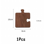 1 TK Puidust Alus Tassi Alus Tee Kohvi Tass Pad P&auml;hklipuu Vastupidav Kuumuskindel &Uuml;mmargune Kauss Teekann Matt Kodu Puit Lauaalused Dekor Alused 8.8cm-1PCS&Blank