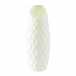 Imitation Ceramic Plastic Vase Budget-friendly Decorative Plastic White Vase Flower Arrangement Decoration B