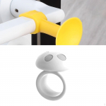Mushroom Design Door Handle Stopper for Collision in Laundry Areas roosa