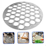 Russian Maker Dumpling Easy to Clean Accessories, Compact Reusable Manual Aluminum Alloy