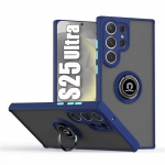 Magnetiline matt &uuml;mbris Samsung Galaxy S25 S24 S23 S22 S21 S20 Ultra FE 5G S10 S9 Plus Lite jaoks, p&otilde;rutuskindel, s&otilde;rmuse hoidikuga kate, Funda S24 tumeroheline v&auml;rv