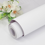 80CM Laiune isekleepuv kile Must matt Paksenenud kleebis M&ouml;&ouml;bel K&ouml;&ouml;k Kappidele Laudadele Seinale DIY Renoveerimine Tapeet 60x300CM