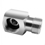 Beer Elbow Fitting Low Profile Out Bend Space Saving Portable Easy to Clean, Keg Coupler