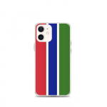 Coque T&eacute;lephone Drapeau Gambie &ndash; iPhone 12 mini