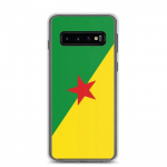Coque T&eacute;l&eacute;phone &ndash; Samsung &ndash; Galaxy S10 &ndash; Drapeau Guyane &ndash; Supp &ndash; Mitmev&auml;rviline