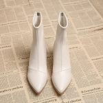 Terava ninaga naiste pahkluusaapad, moodsad tagat&otilde;mblukuga kingad, s&uuml;gis-talv, paksu kontsaga naiste l&uuml;hikesed saapad 35 beež