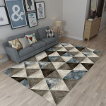 Moodne minimalistlik geomeetriline elutoavaip kodu magamistoa voodi&auml;&auml;rne vaip suure pindalaga vaipmatt 60*90cm