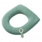 Universaalne WC-istme kate k&auml;epidemega Pehme soe &uuml;hev&auml;rviline mugav U-kujuline WC-istmepadi Vannitoa WC-tarvikud