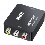 Mini AV RCA CVBS to HDMI Video Audio Converters Adapter Support 720 1080P for Camera, XBox 360, PS1, PS2, WII, N64, G A23