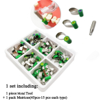 Hambaplastikud Hambaplastikud Super Mat /Super Cap Matrix System Adapt Super Cap Plastikud Universaalne Plastikupinguti S&uuml;steem 1 set metal tool