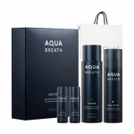 Missha For Men Aqua Breath Tooner 195ml + 30ml, Emulsioon 125ml + 30ml 2-osaline komplekt + Ostukott