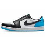 Air Jordan 1 Retro Low OG UNC Unisex tossud Valge Tume-Pulbrisinine Must CZ0790-104 44.5