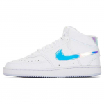 Nike Court Vision Mid Valged Iridescent Naiste Tennised Football-Grey Mitmev&auml;rvilised FD0819-100 35.5