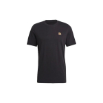 Adidas Originals Ristiklehega Vabaaja Hingav Spordi &Uuml;mara Kaelusega L&uuml;hikeste Varrukatega T-s&auml;rk Meeste Topid Must GN3406 XS