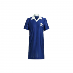 Adidas Originals Logo Triibuline L&otilde;tv L&uuml;hikeste Varrukatega L&uuml;hike Kleit Naiste Kleit Sinine IR7467 L