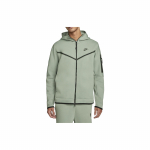 Nike Sportswear Tech Fleece t&auml;is-lukuga kapuutsim&uuml;ts Mica Green/Must Meeste Streetwear CU4489-330 XXL