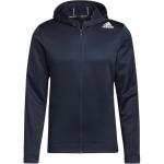 Adidas FW22 &Uuml;hev&auml;rviline Logotr&uuml;kiga T&otilde;mblukuga Kapuutsiga Pikkade Varrukate Jakk Meeste Jakk Legendary-Ink-Blue HE6775 L