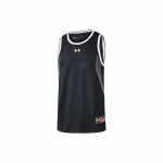 Under Armour Line Print Logo Korvpalli Spordikootud Kiirkuiv Hingav Vest Meeste vest Must 22500102-001 M