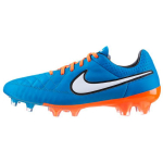 Nike Tiempo Legend V FG Mugav Kerge FG (Kummist pikad naelad) Libisemisvastased Vastupidavad Jalgpallikingad Unisex Jalgpallikingad Sinine Oranž 631518-418 40.5